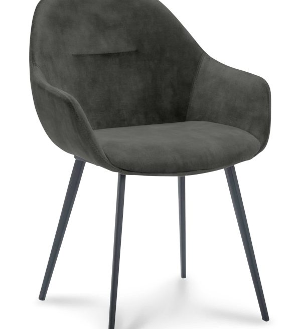 Eetkamerstoel Taylor met arm groen