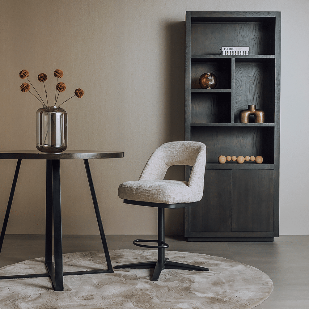 Tower Living barstoel Caldes draaibaar beige