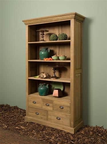 Tower Living boekenkast Bologna 111x40x191 cm teak