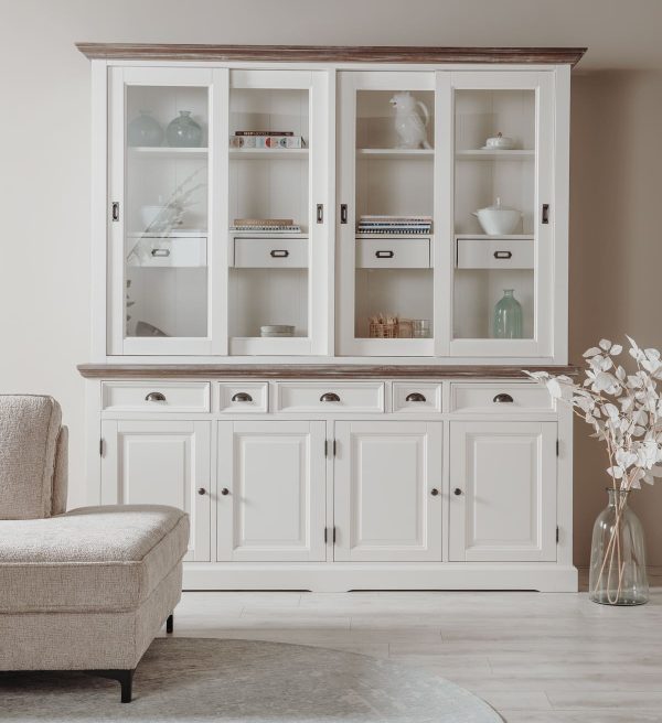 Tower Living buffetkast Fleur 204x50x220 cm grenen