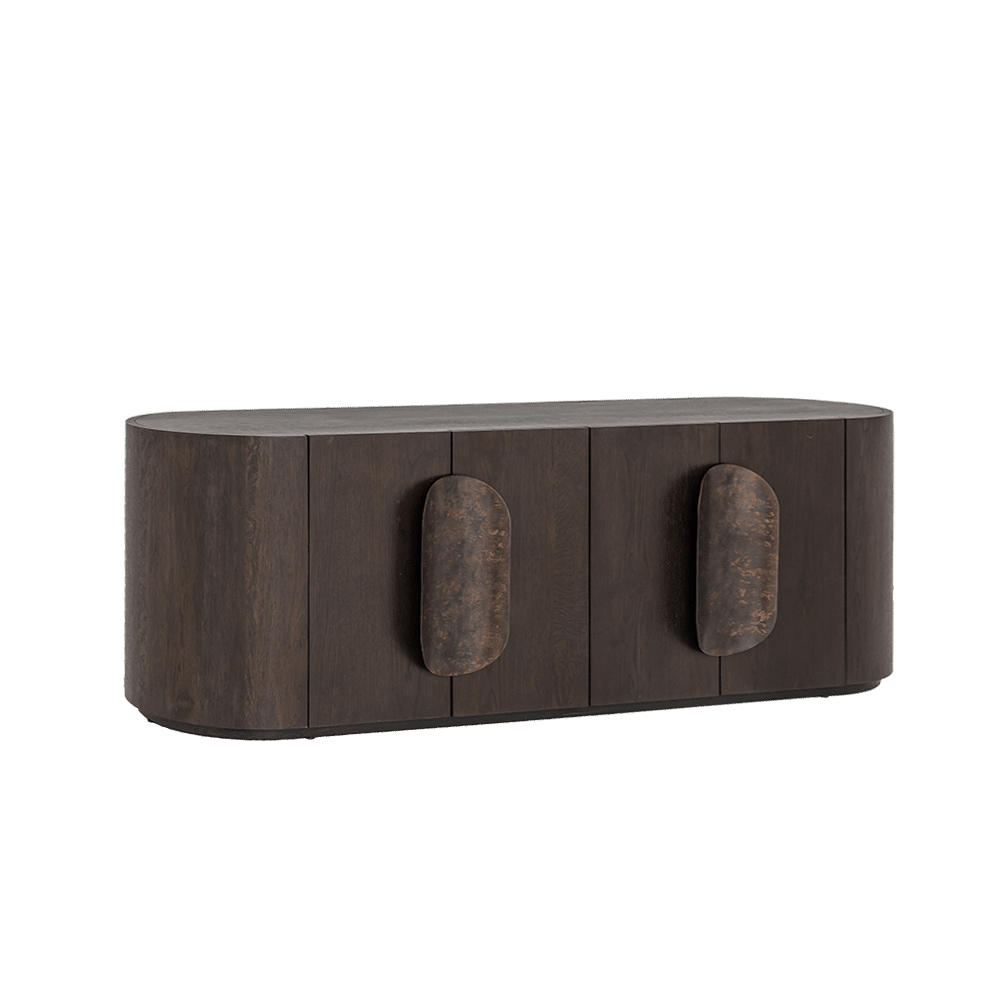 Tower Living dressoir Allure 180x50x70 cm donkerbruin eiken