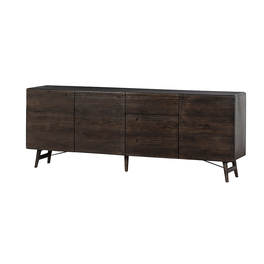 Tower Living dressoir Aura 210x40x80 cm espresso acacia