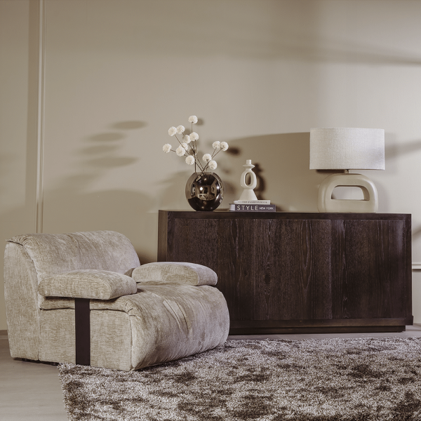 Tower Living dressoir Mincio 176x42x86 cm donkerbruin eiken