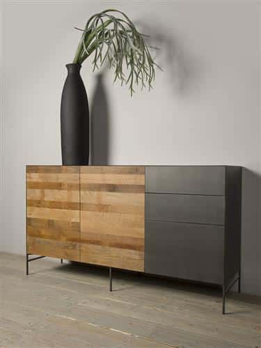 SHOWMODEL Tower Living dressoir Pandora gerecycled teak 166x45x92 cm