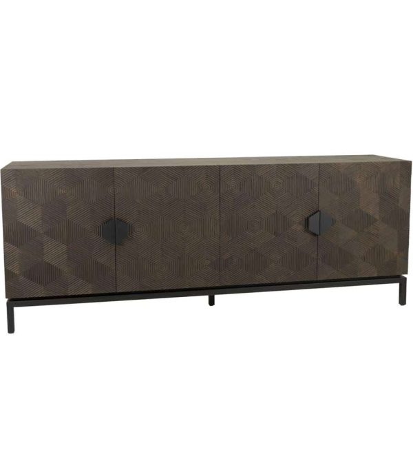 Tower Living dressoir San Marino 210x45x80 cm eiken