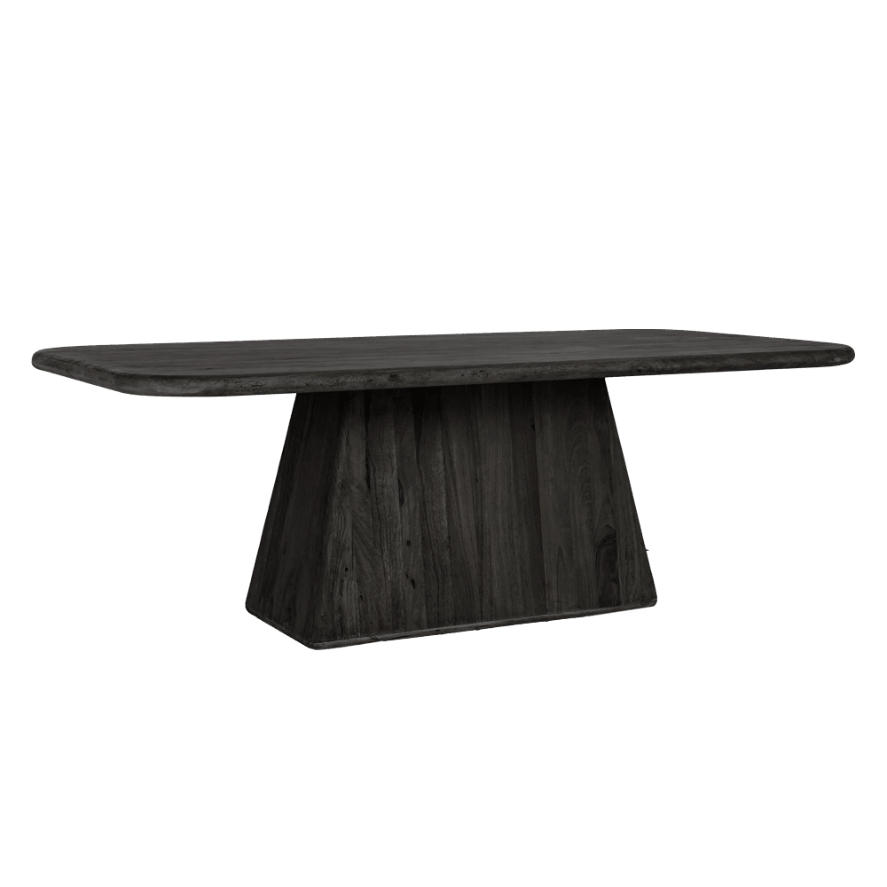 Tower Living eettafel Asti rechthoek 240x120x76 cm mangohout zwart