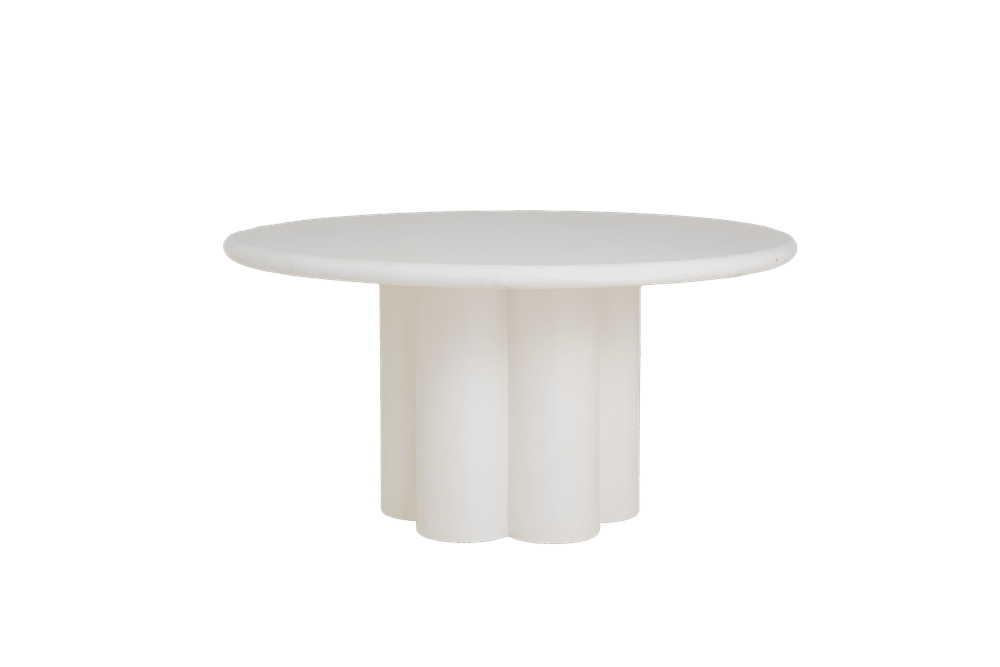 Tower Living eettafel Melzo 130 cm rond wit