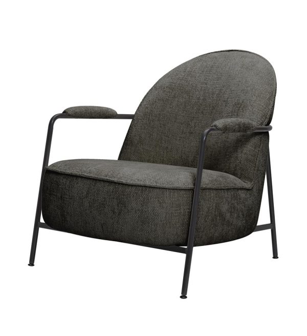 Tower Living fauteuil Amelia met arm antraciet