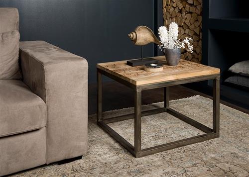 Tower Living hoektafel Venetie 60x60x45 cm oud teak