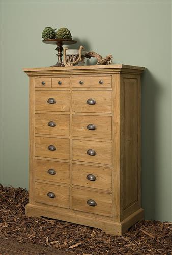 Tower Living ladekast Bologna 88x43x120 cm teak