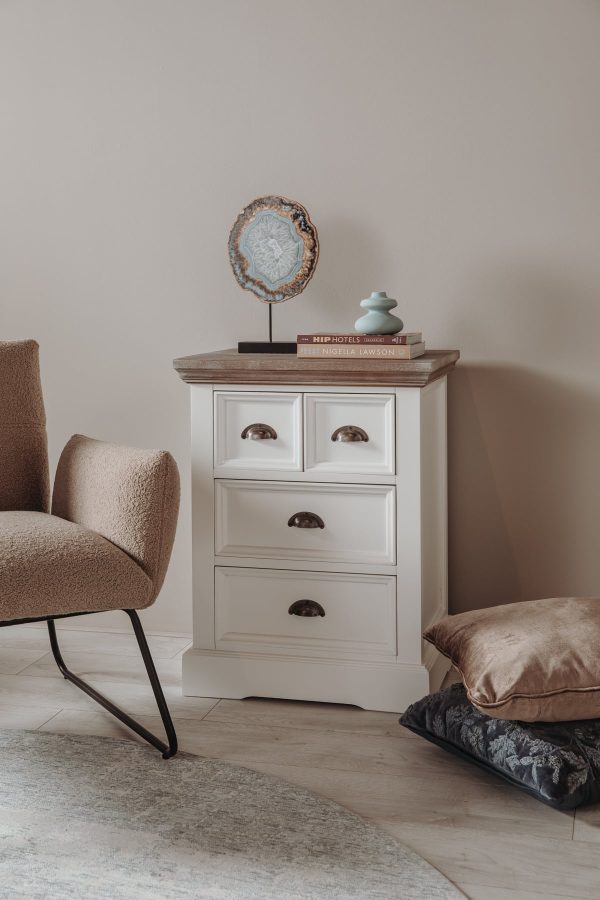 Tower Living ladekast Fleur 56x43x73 cm grenen