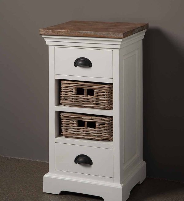 SHOWMODEL Tower Living ladekast Napoli 40x30x75 cm teak