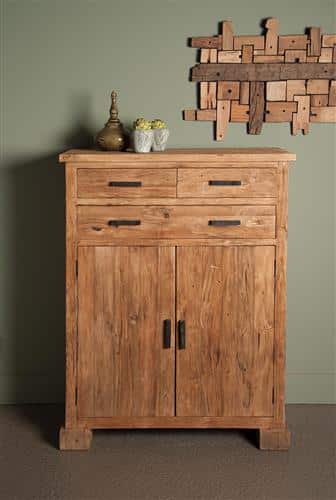 SHOWMODEL Tower Living meidenkast Lorenzo oud teak 100x45x130 cm