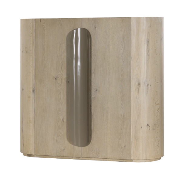 Tower Living opbergkast Allure 150x50x140 cm white wash eiken