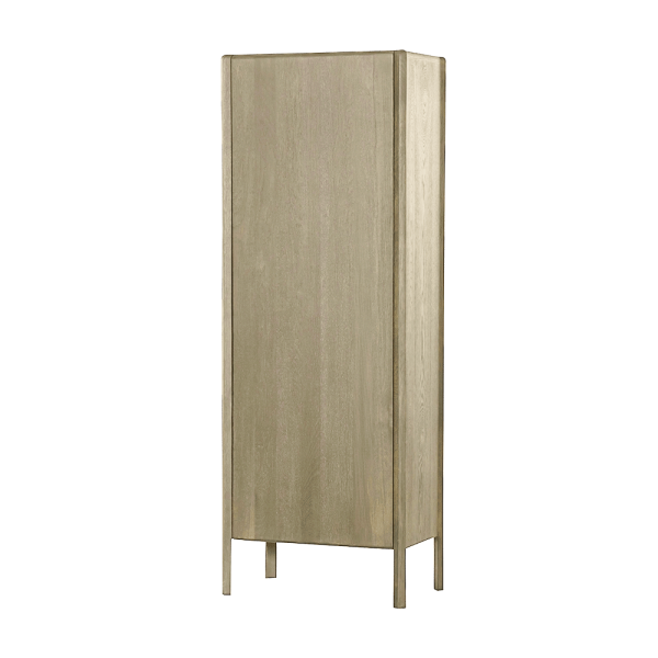 Tower Living opbergkast Amalfi 70x42x190 cm white wash eiken