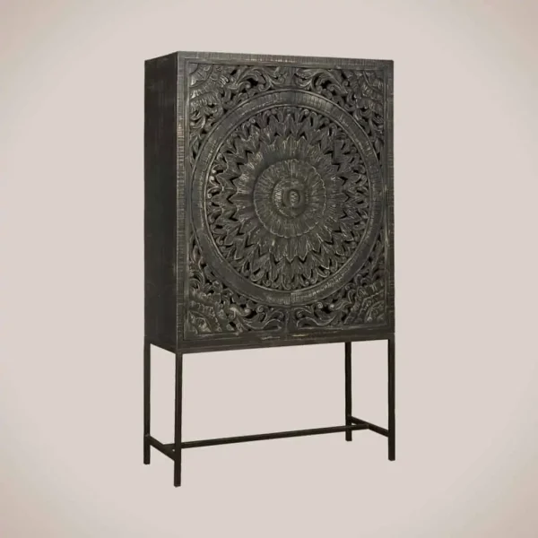 Tower Living opbergkast Casina 110x45x190 cm mangohout