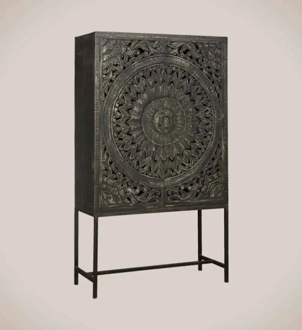 Tower Living opbergkast Casina 110x45x190 cm mangohout