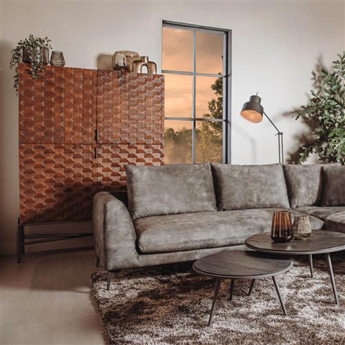 SHOWMODEL Tower Living opbergkast Paola mangohout 130x45x180 cm