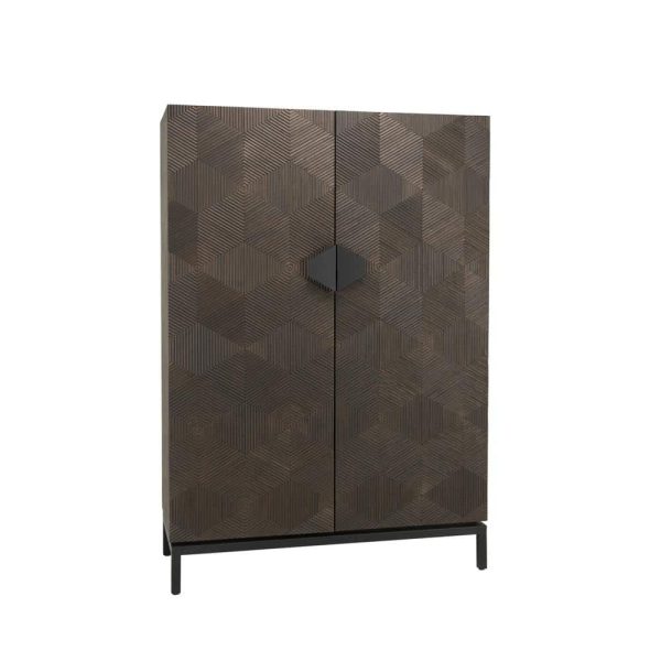 Tower Living opbergkast San Marino 110x45x160 cm eiken