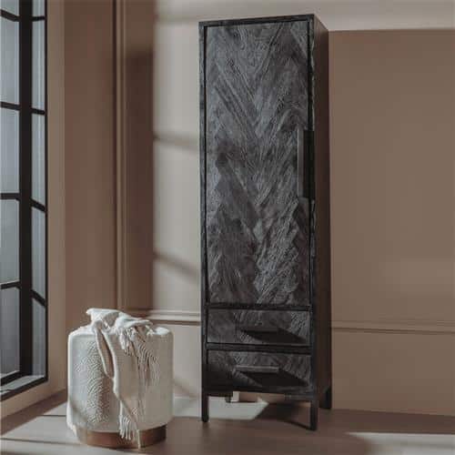 Tower Living opbergkast Ziano links 55x45x190 cm eiken