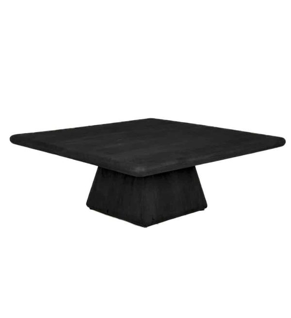 Tower Living salontafel Asti 90x90x40 cm vierkant mangohout zwart