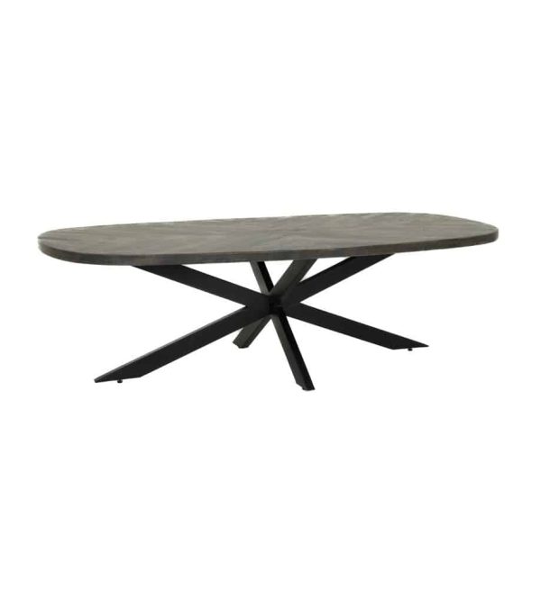 Tower Living salontafel Silvi 130x70x40 cm mangohout bruin