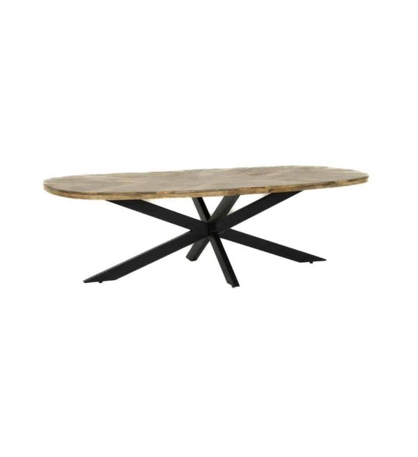 Tower Living salontafel Silvi 130x70x40 cm mangohout naturel