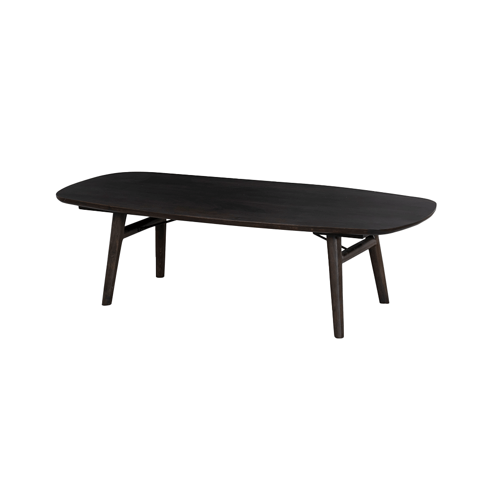 Tower Living salontafel Aura deens ovaal 140x70x40 cm acacia espresso