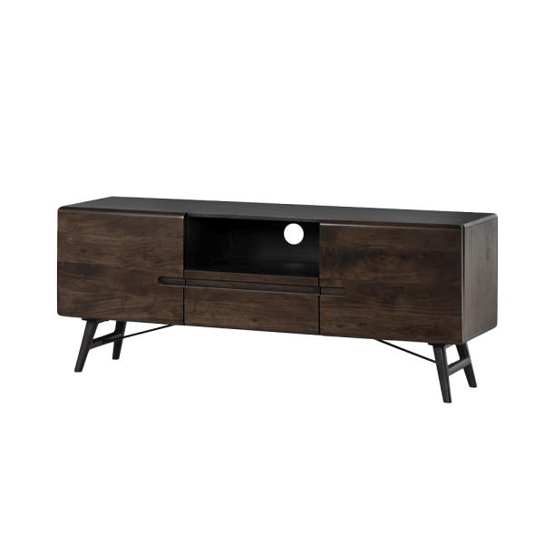 Tower Living tv meubel Aura 150x40x60 cm espresso acacia