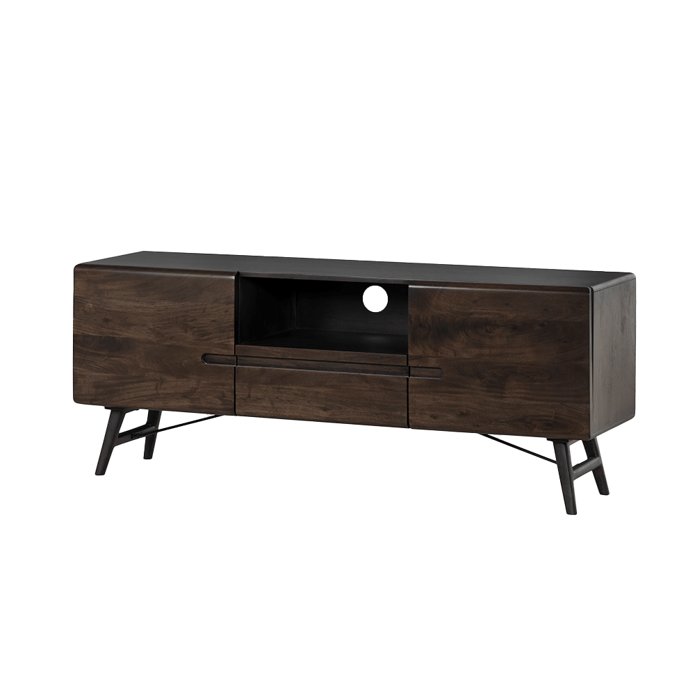 Tower Living tv meubel Aura 150x40x60 cm espresso acacia