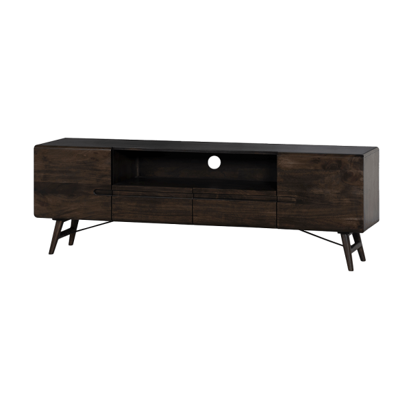 Tower Living tv meubel Aura 180x40x60 cm espresso acacia