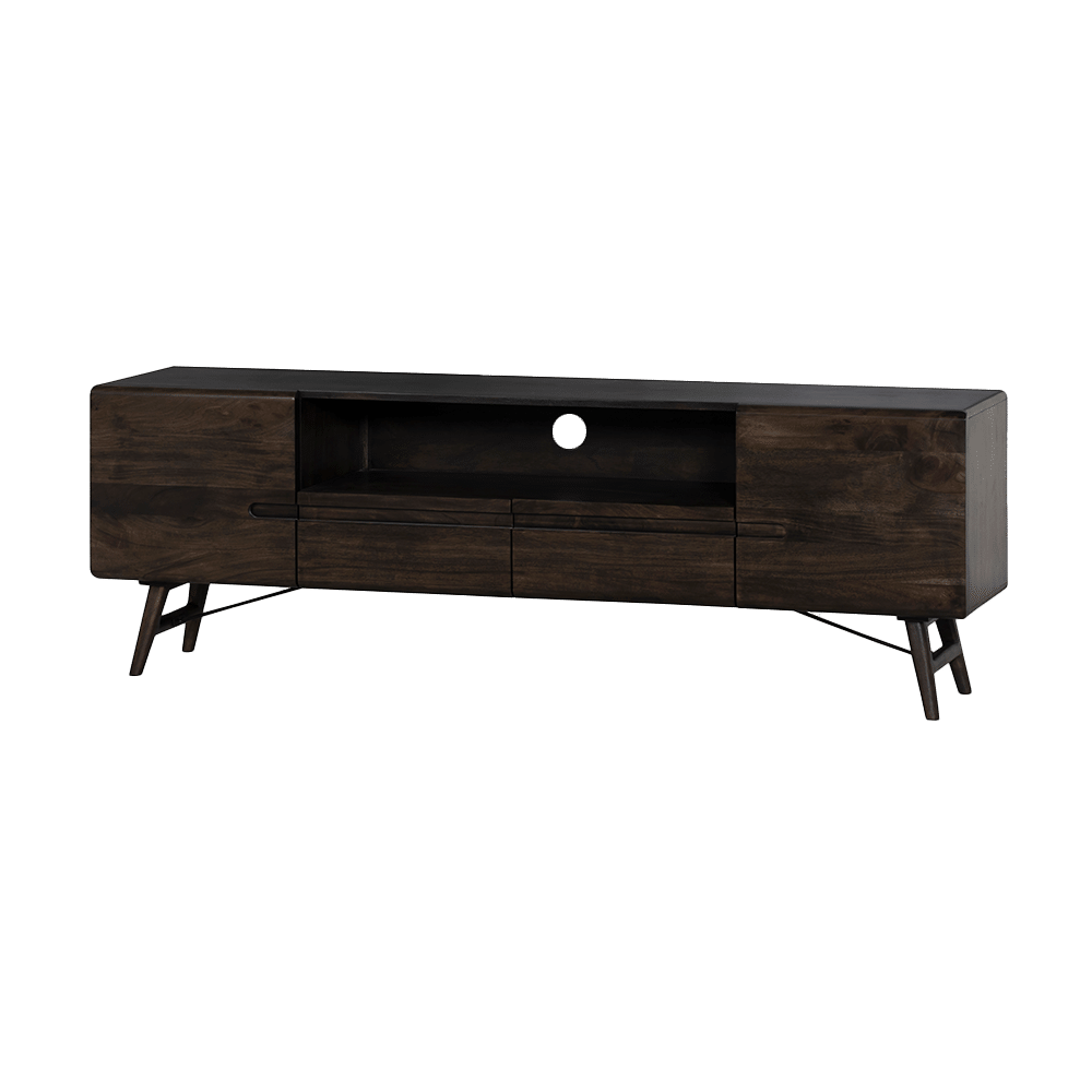 Tower Living tv meubel Aura 180x40x60 cm espresso acacia