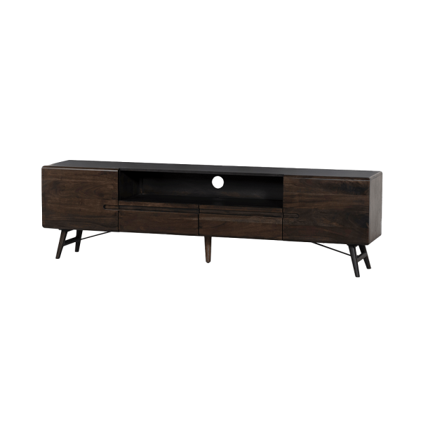 Tower Living tv meubel Aura 210x40x60 cm espresso acacia