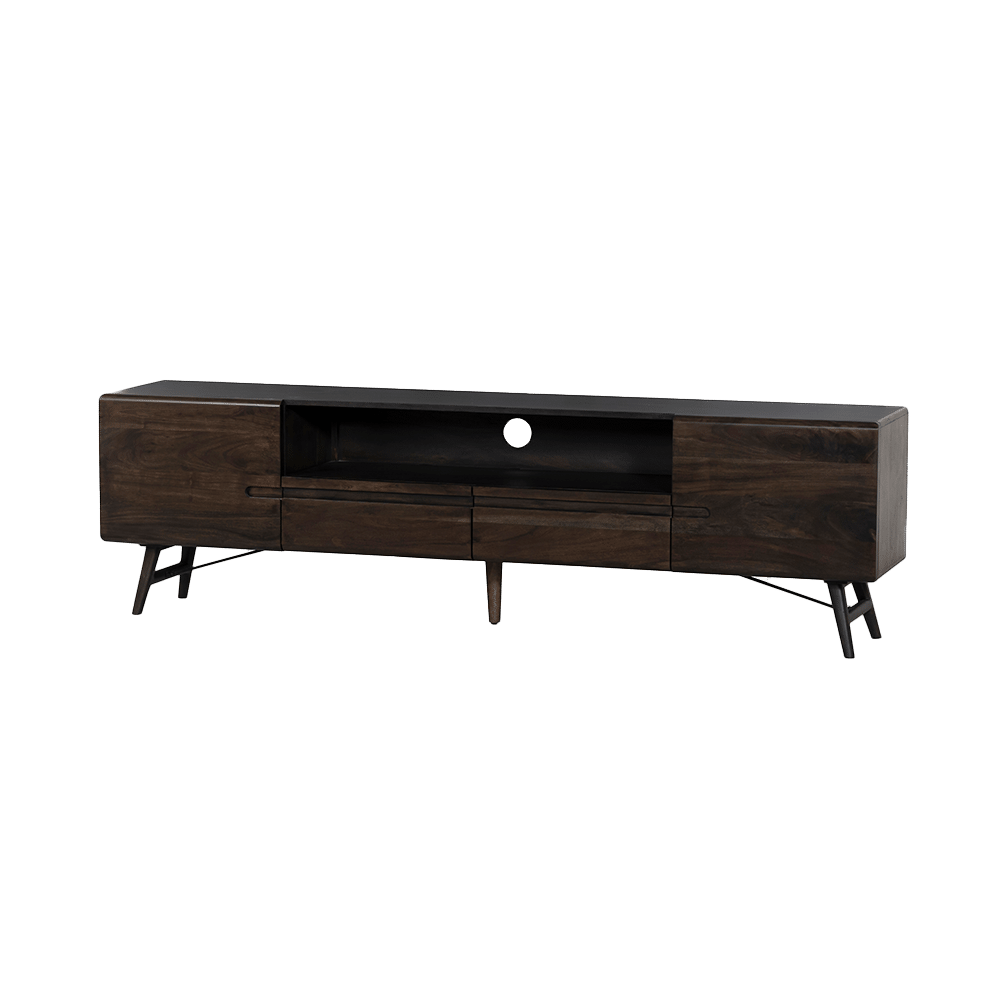 Tower Living tv meubel Aura 210x40x60 cm espresso acacia