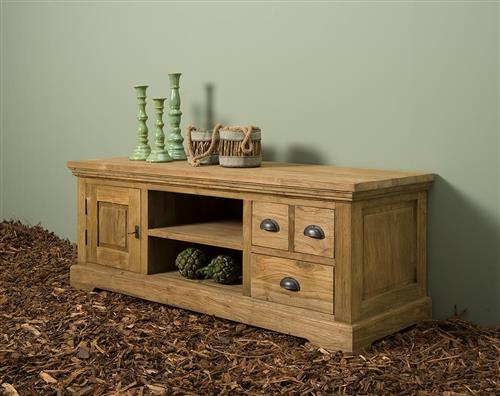 Tower Living tv meubel Bologna 145,5x45x54 cm teak