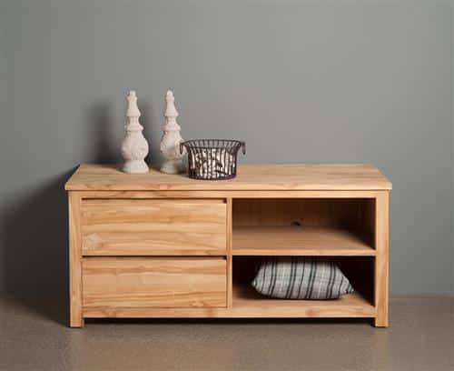 Tower Living tv meubel Corona 130x50x60 cm teak