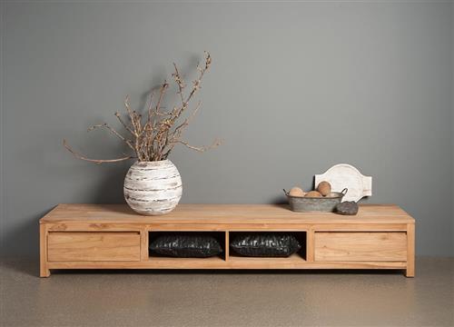 Tower Living tv meubel Corona 240x50x37 cm teak