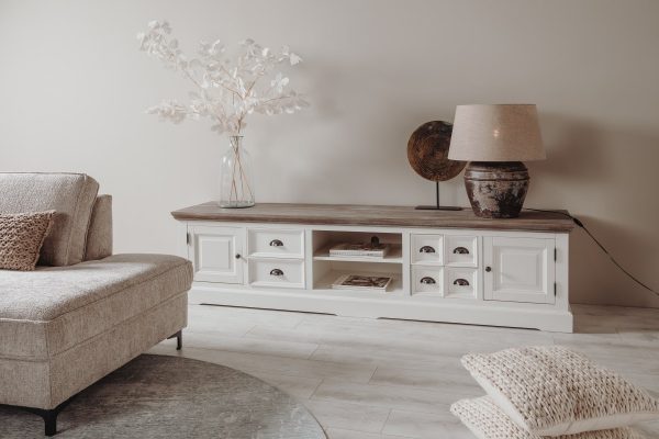 Tower Living tv meubel Fleur 220x50x54 cm grenen