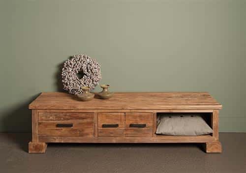 SHOWMODEL Tower Living tv meubel Lorenzo oud teak 160x50x40 cm