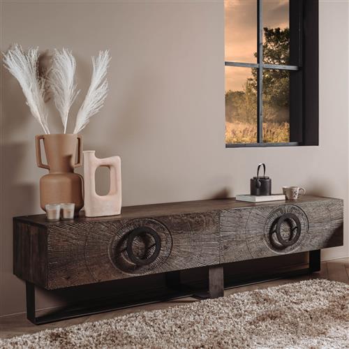 Tower Living tv meubel Padua 200x48x50 cm mangohout