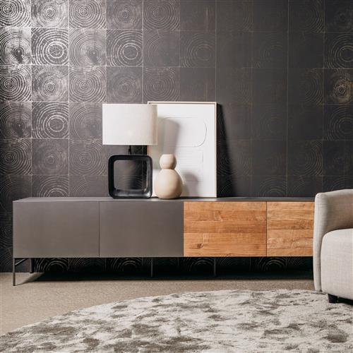 SHOWMODEL Tower Living tv meubel Pandora gerecycled teak 221x45x55 cm