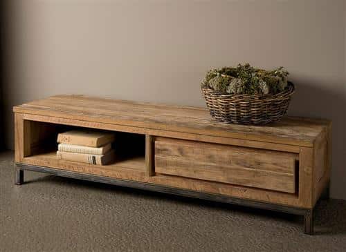 Tower Living tv meubel Venetie 140x45x37 cm oud teak