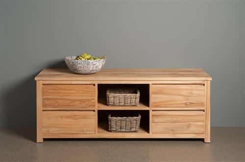 Tower Living tv meubel Corona 160x50x60 cm teak