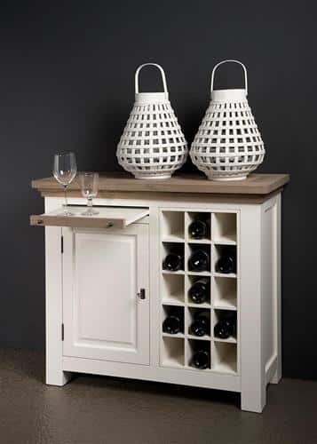 Tower Living wijnkast Parma Toscana 104x40x90 cm eiken