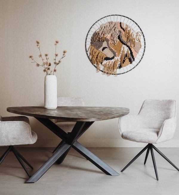 Tower Living eettafel Trivero bruin mangohout