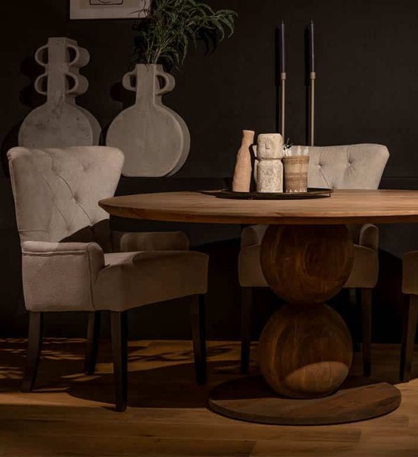 UrbanSofa eetkamerstoel Amy met arm