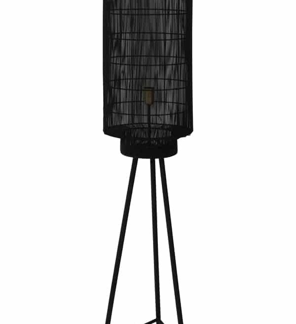 Light & Living vloerlamp driepoot Ø32x150 cm Gruaro mat zwart-antiek brons