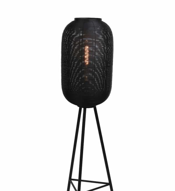 Light & Living vloerlamp driepoot Ø35x136 cm Tomek mat zwart