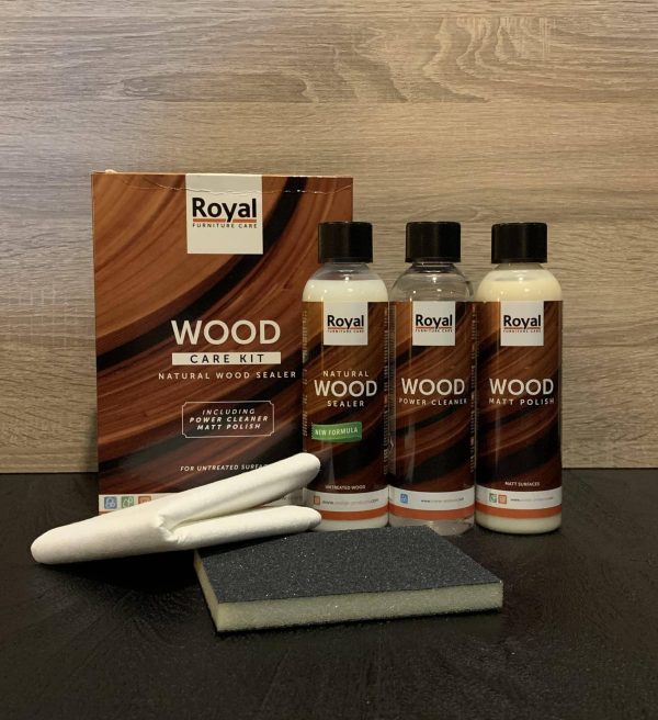 Royal Furniture Care Natural Wood Sealer Care Kit voor onbehandelde houtsoorten
