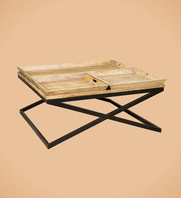 SHOWMODEL Tower Living salontafel KM 5703 mangohout